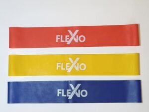 Pack 3 minibands Flexio - Ligera, Media, Fuerte - 30 cm