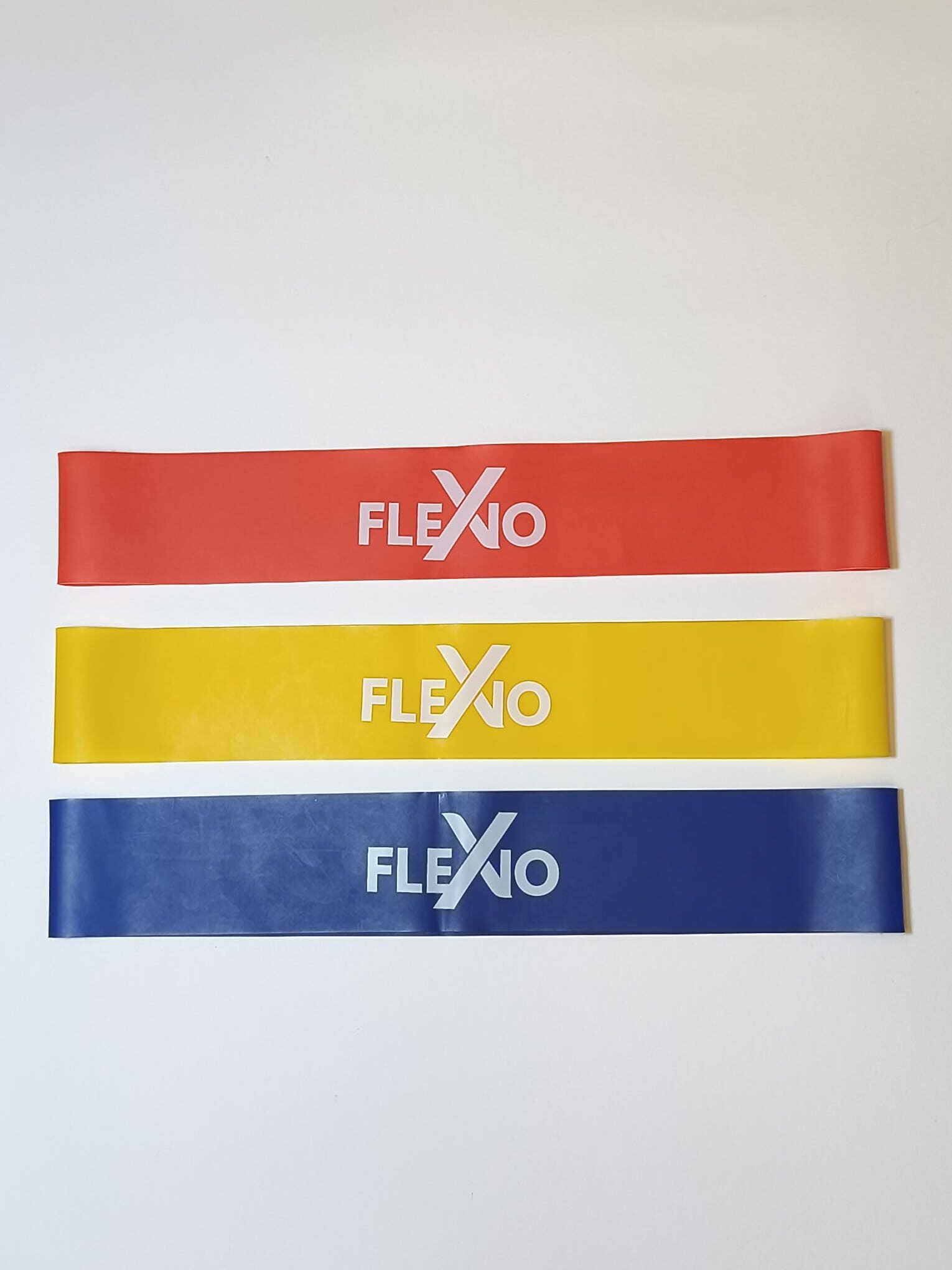 Pack 3 minibands Flexio - Ligera, Media, Fuerte - 30 cm